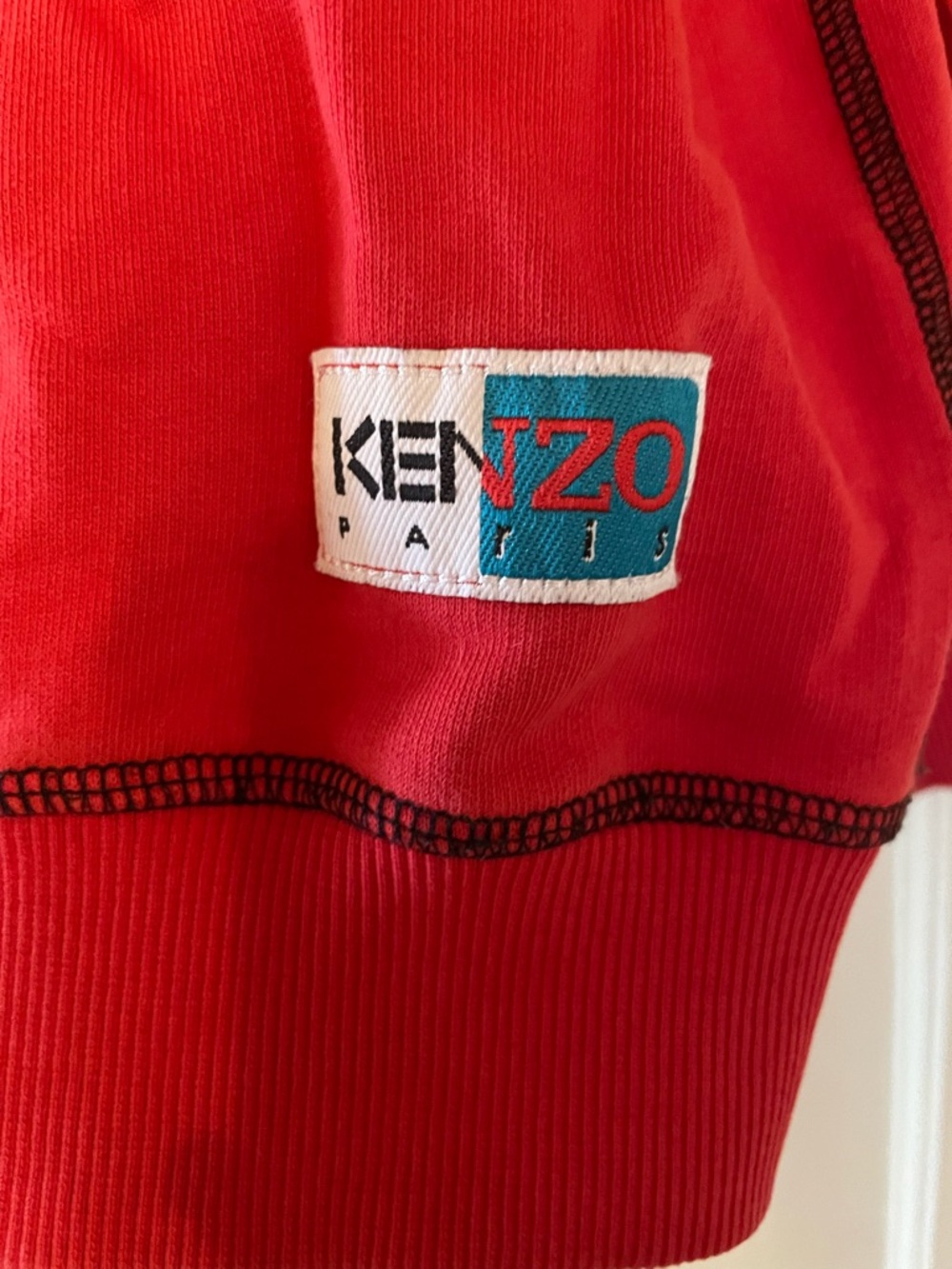 Kenzo Paris Memento Collection 1 Red Sweatshirt, Like New - Picture 2 of 4